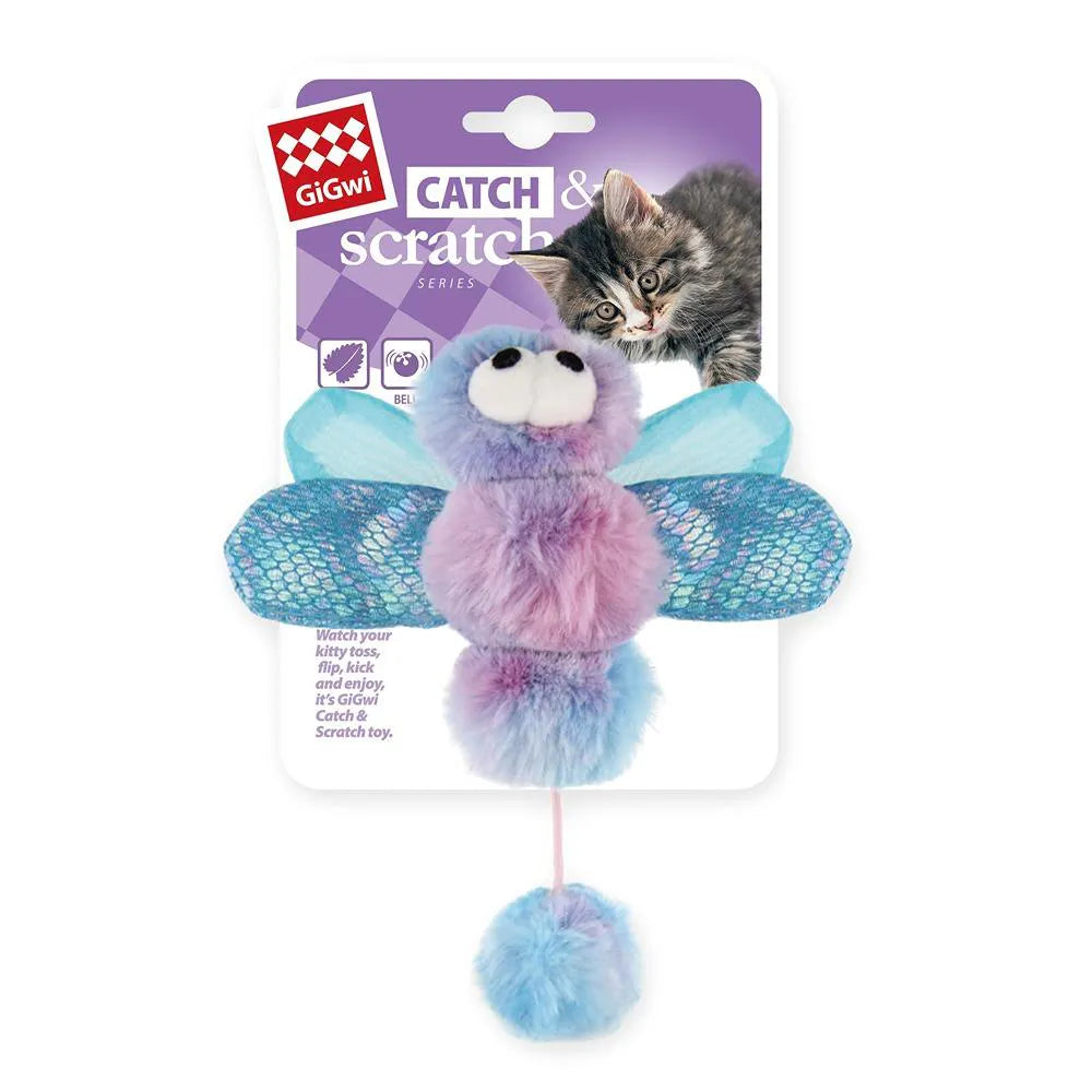 GiGwi Catch & Scratch - Ice Cream Dragonfly