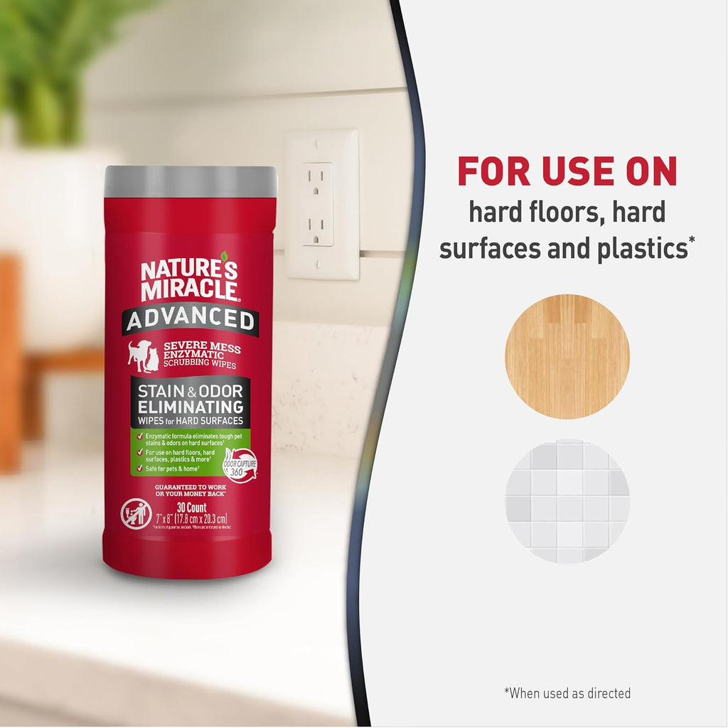 Nature's Miracle – Advanced Stain & Odour Eliminating Wipes