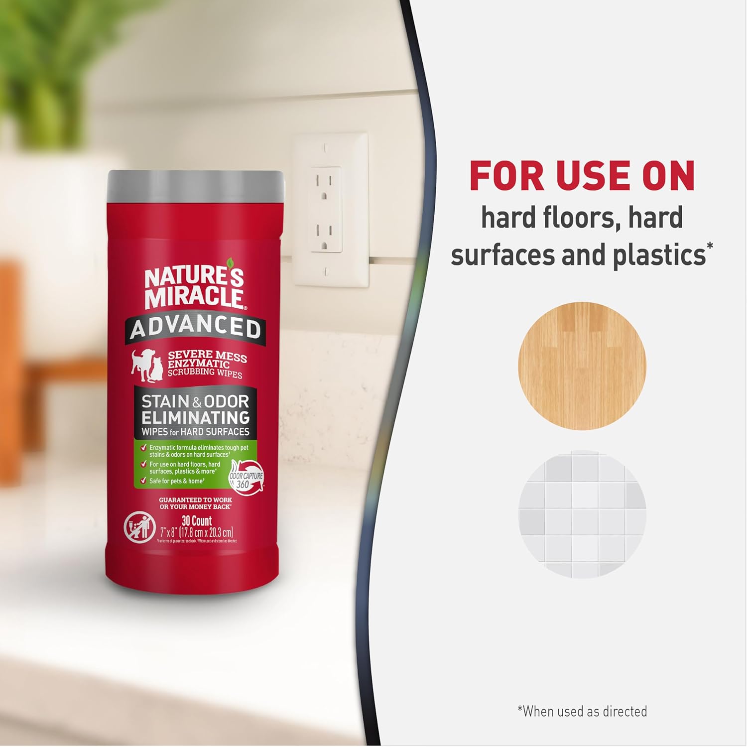 Nature's Miracle – Advanced Stain & Odour Eliminating Wipes
