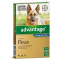 Advantage Flea Treatment for Dogs Over 25kg (6 x 4.0ml Tubes)