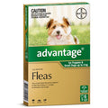 Advantage Flea Treatment for Puppies & Small Dogs Up to 4kg (6 x 0.4ml Tubes)