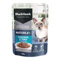 Black Hawk Pouches – Mature Cat – Chicken & Tuna in Gravy