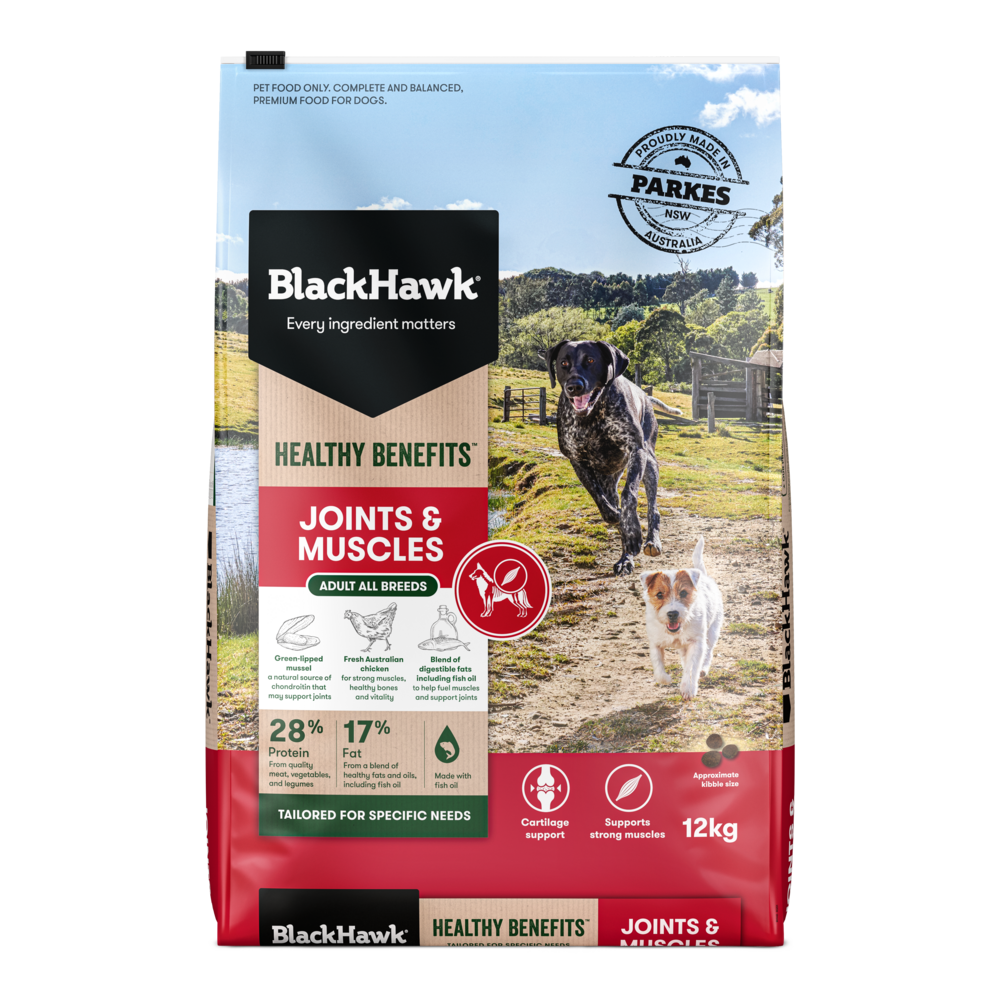 Black Hawk Healthy Benefits Joint & Muscle Dry Dog Food 2kg