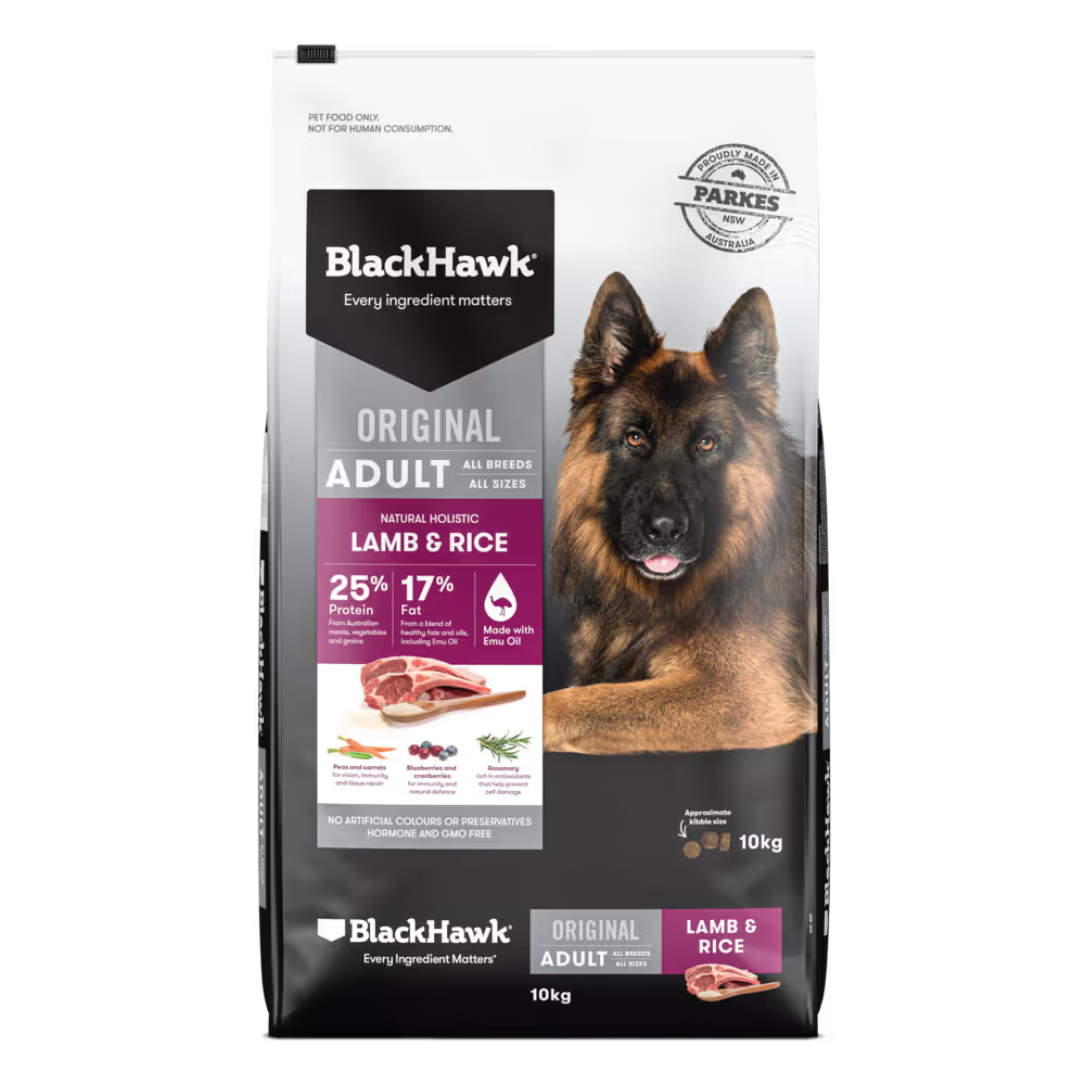 Black Hawk Lamb & Rice Dry Dog Food 10kg