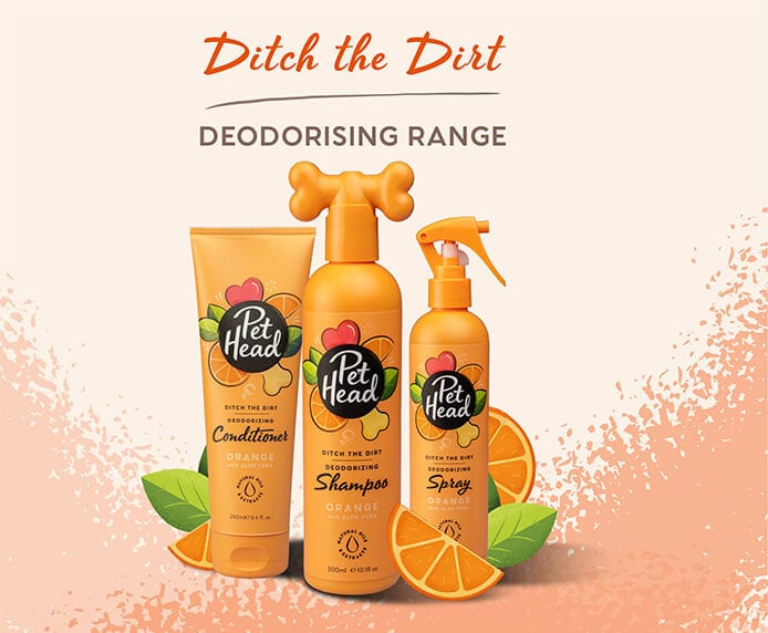 Pet Head Ditch the Dirt Deodorising Shampoo – 300ml