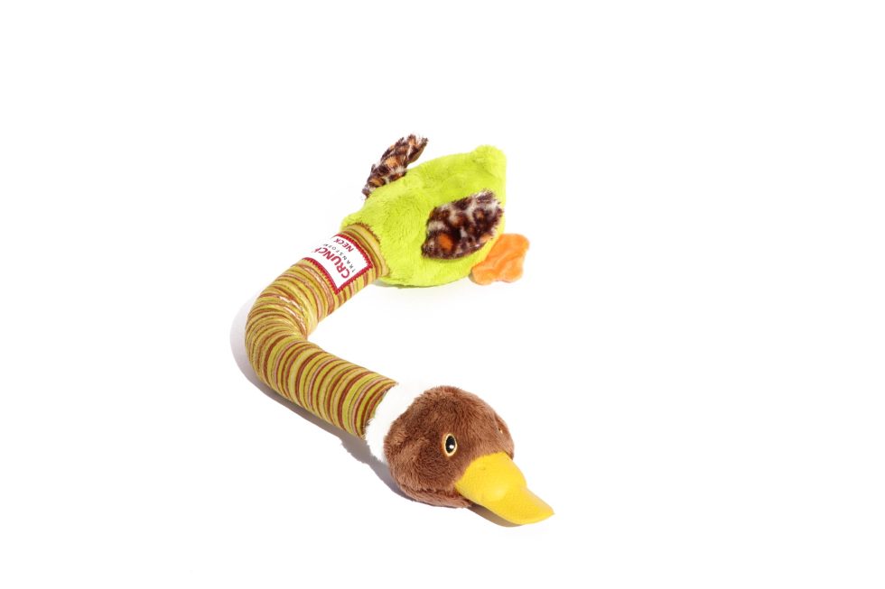 GiGwi Crunchy Neck Plush Duck