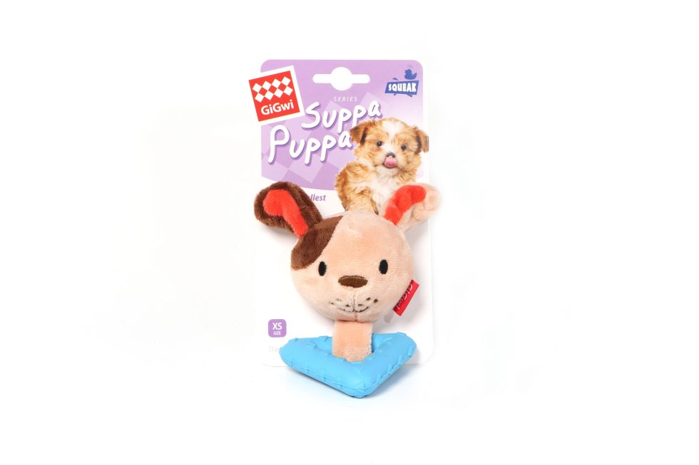 GiGwi Suppa Puppa Plush Chew Dog