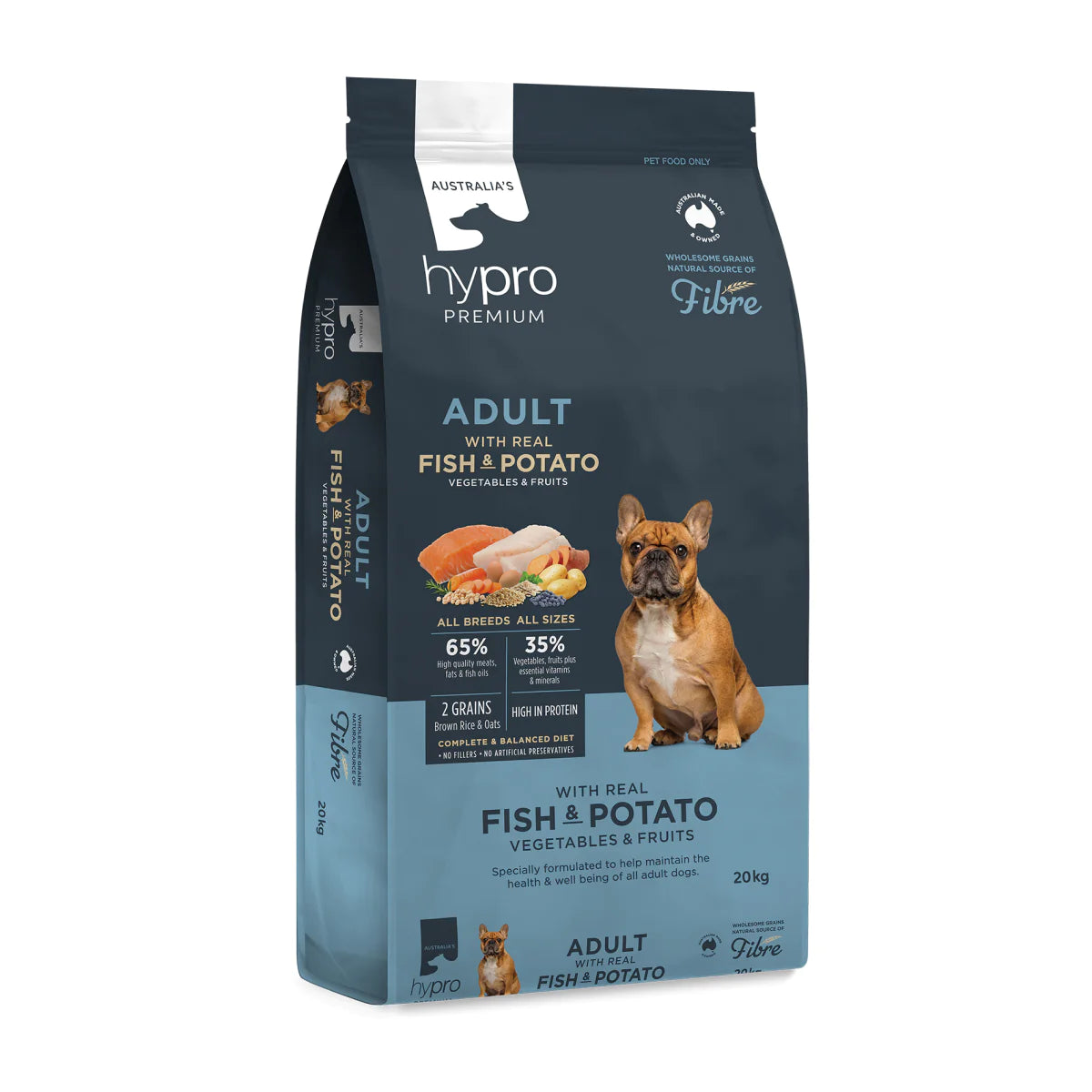 Hypro Premium Adult Dog Fish & Potato Dry Dog Food