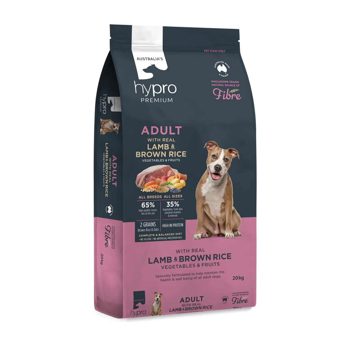 Hypro Premium Adult Dog Lamb & Brown Rice Dry Dog Food