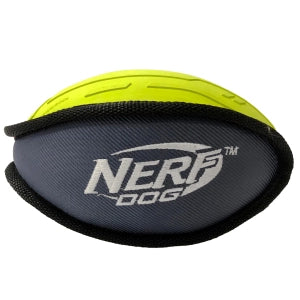 Nerf Dog Rubber/Nylon Plush Football