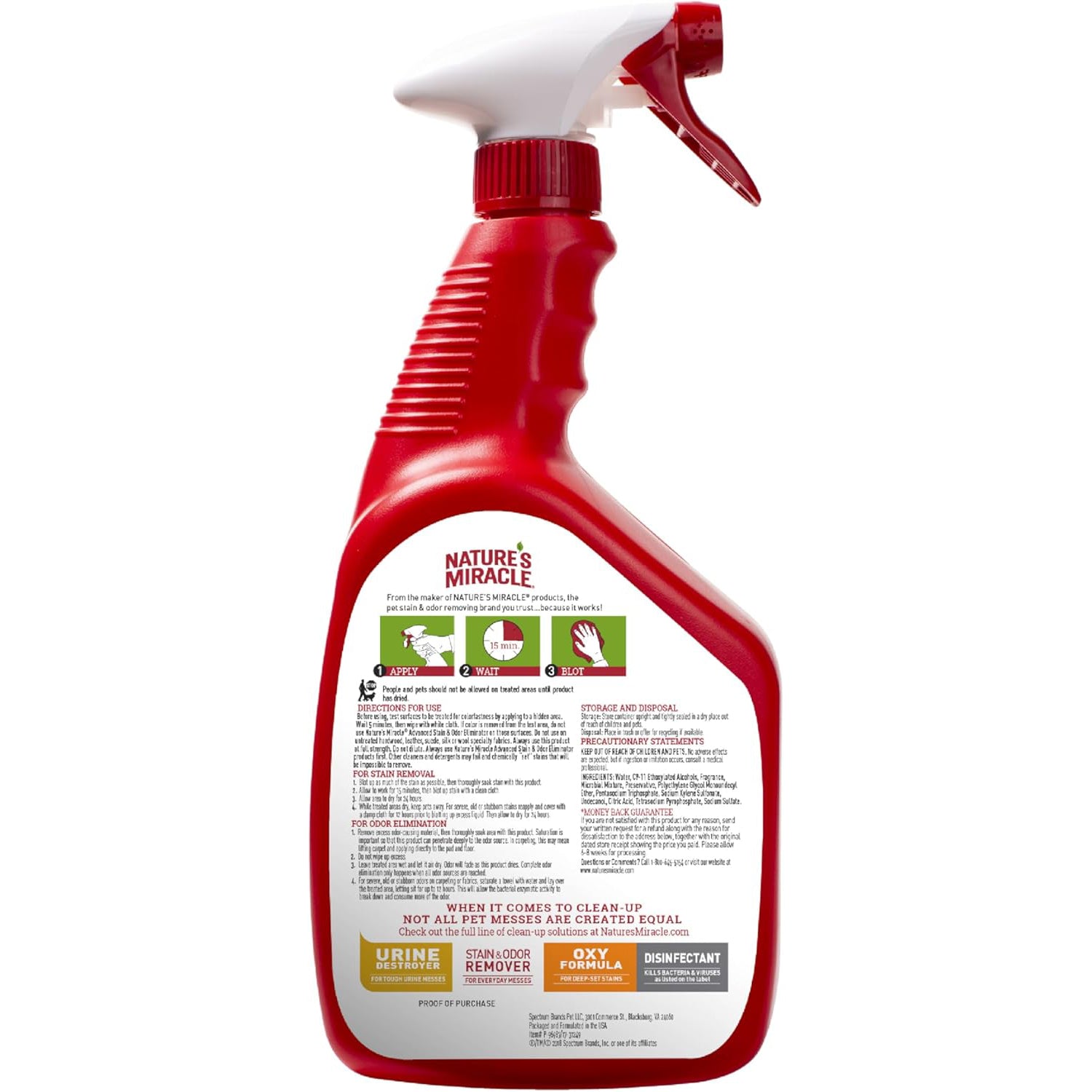 Nature's Miracle – Advanced Stain & Odour Eliminator (Dog)