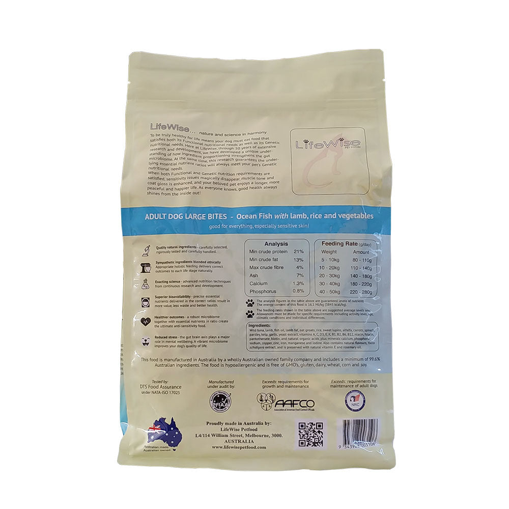 LifeWise Adult Dog Ocean Fish Large Bites