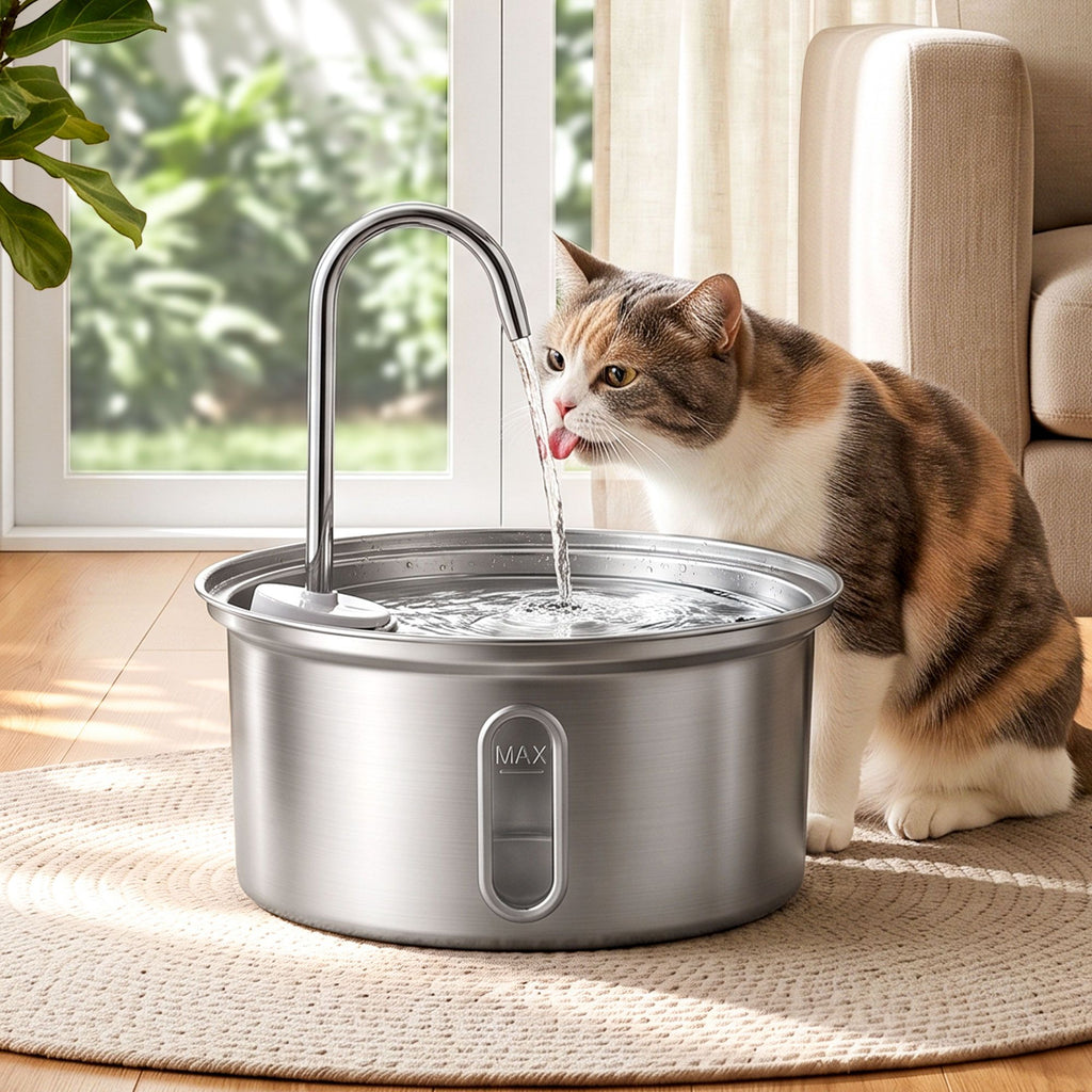i.Pet 3.2L Stainless Steel Pet Water Fountain