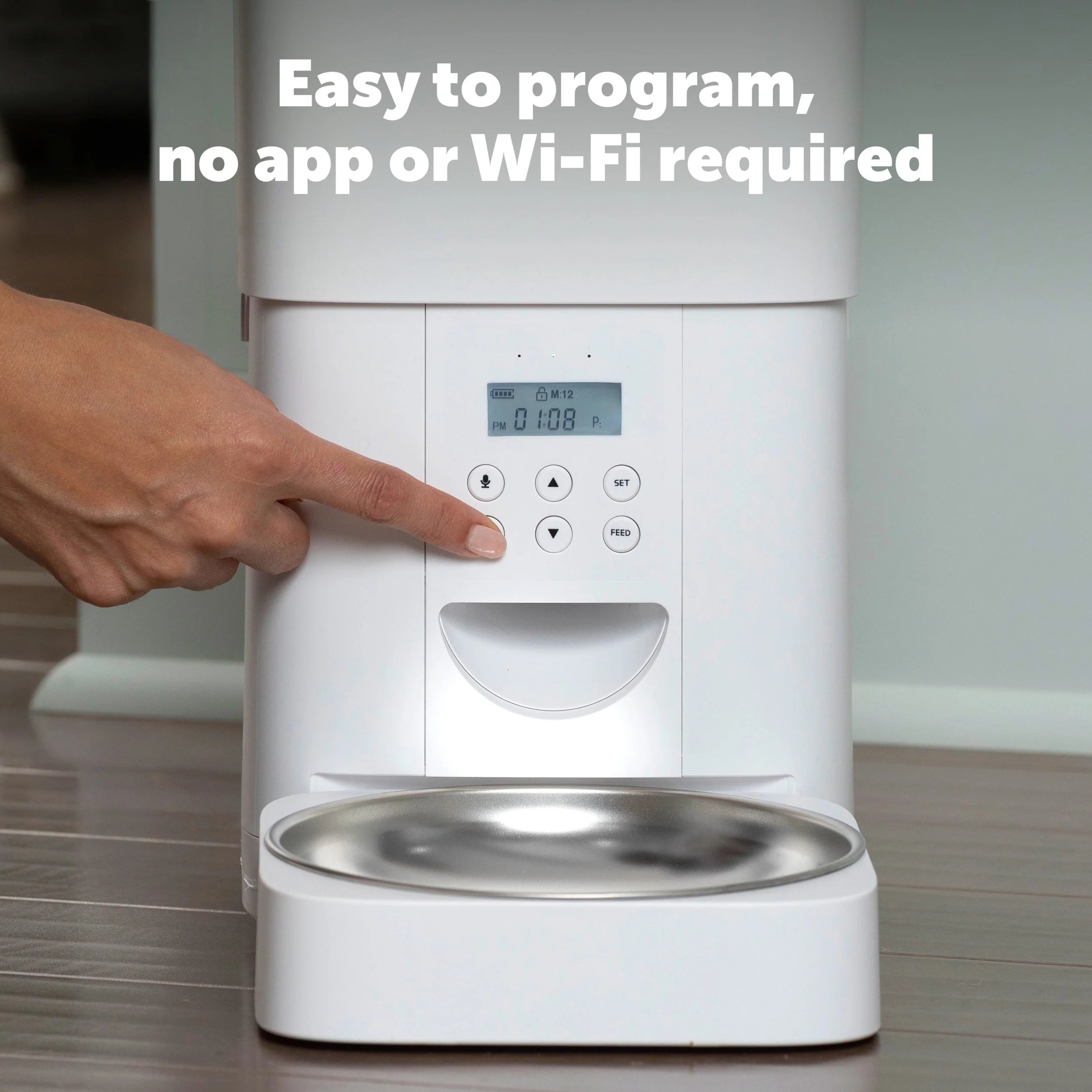 PetSafe FlexFeed Automatic Pet Feeder - White