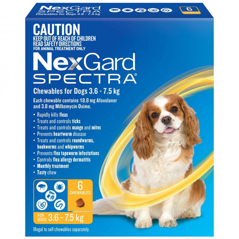 NexGard Spectra Chewables for Dogs – 6 Pack