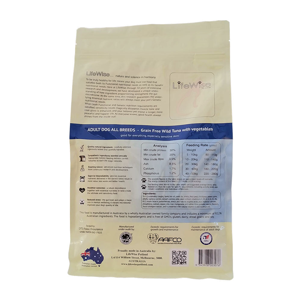 LifeWise Adult Dog Grain Free Wild Tuna