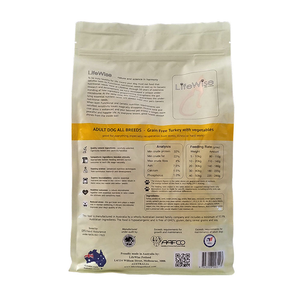 LifeWise Adult Dog Grain Free Turkey
