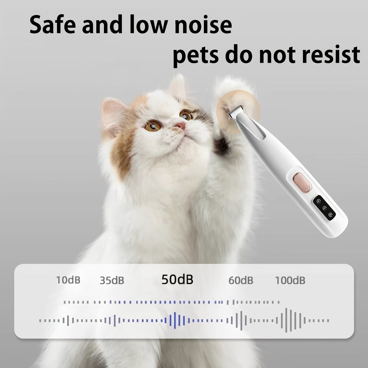 LED Pet Paw Hair Trimmer