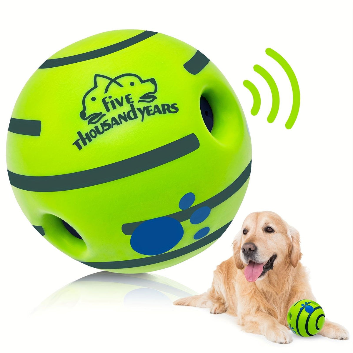 Interactive Rolling Sound Ball for Dogs