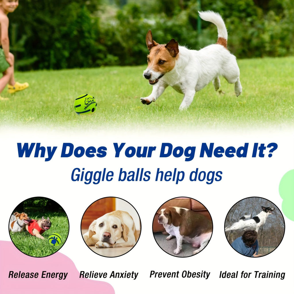 Interactive Rolling Sound Ball for Dogs