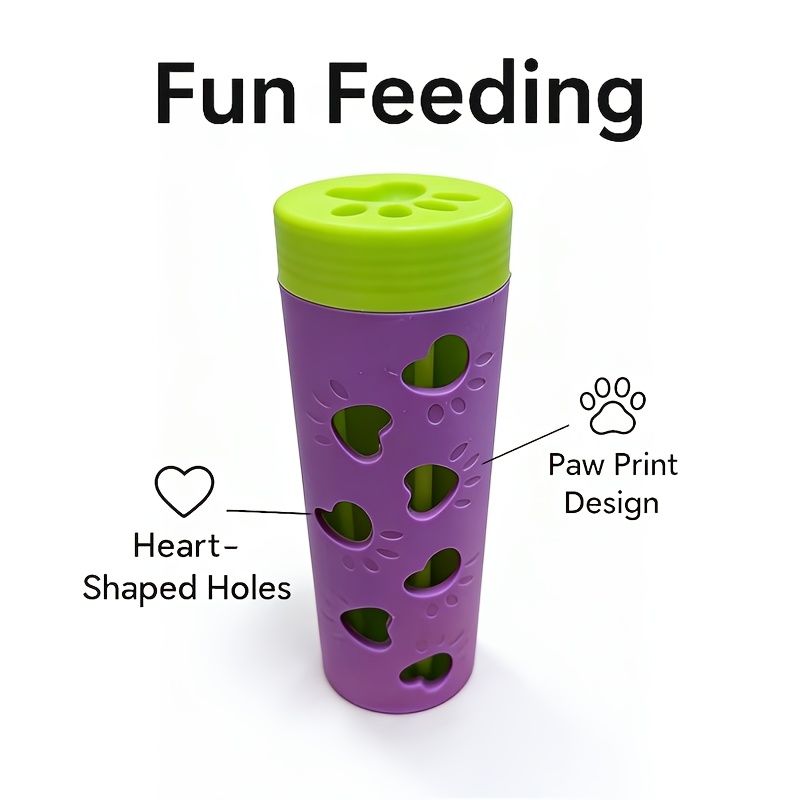 Interactive Slow-Feeding Treat Roller for Pets
