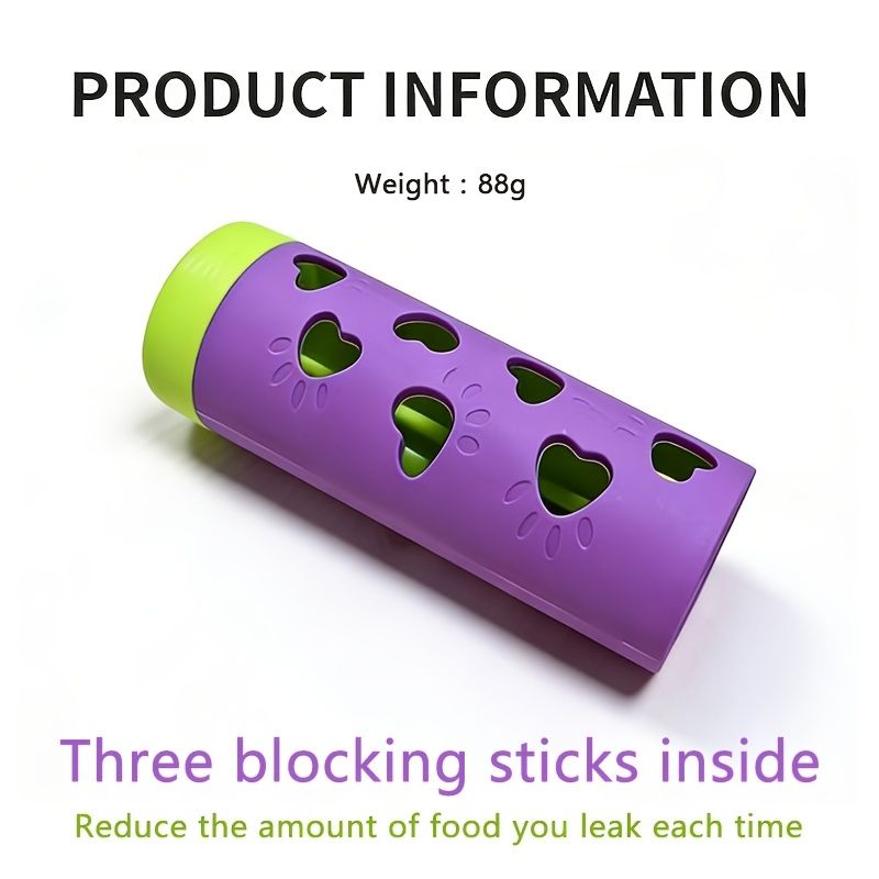 Interactive Slow-Feeding Treat Roller for Pets