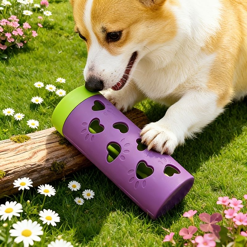 Interactive Slow-Feeding Treat Roller for Pets