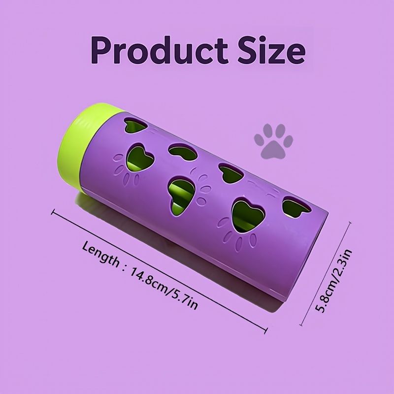 Interactive Slow-Feeding Treat Roller for Pets