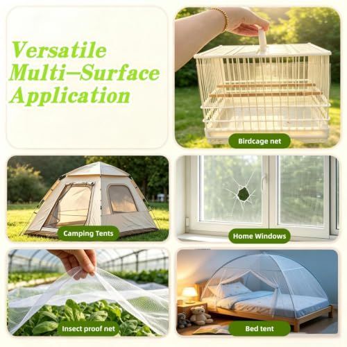 Bird Cage Seed Catcher Mesh Rolls 500cm × 22cm – 2 Pack