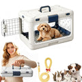 Foldable Hard-Shell Cat Carrier – White