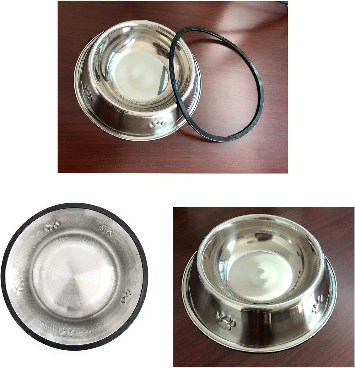 Stainless Steel Non-Slip Dog Bowl