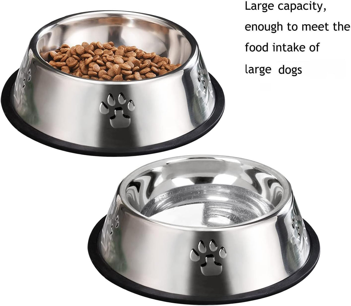 Stainless Steel Non-Slip Dog Bowl