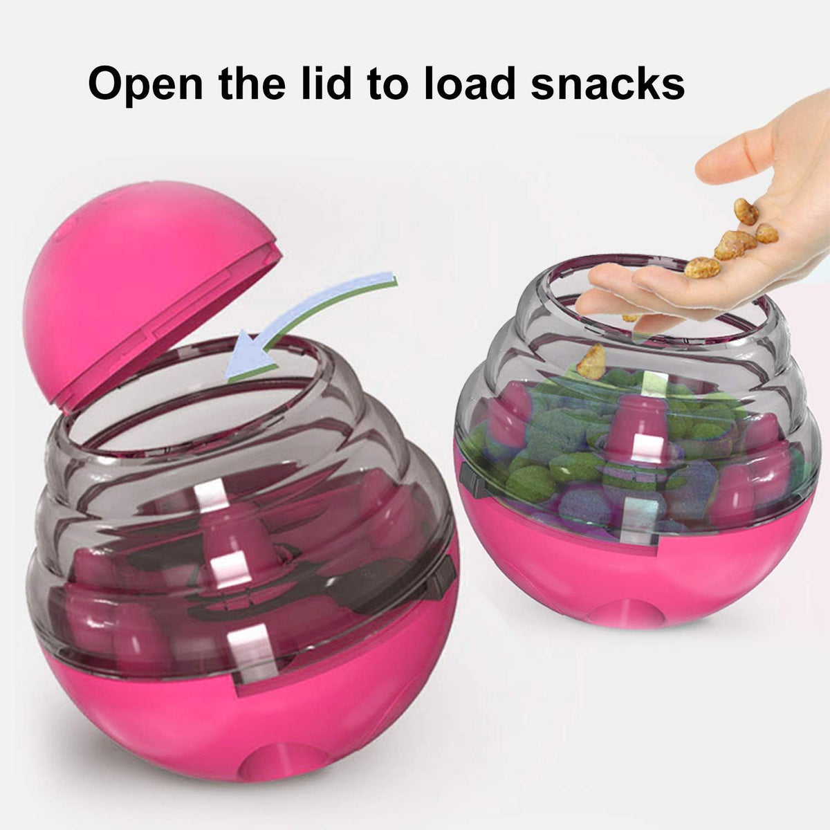 Treat-Dispensing Slow Feeder Ball for Dogs