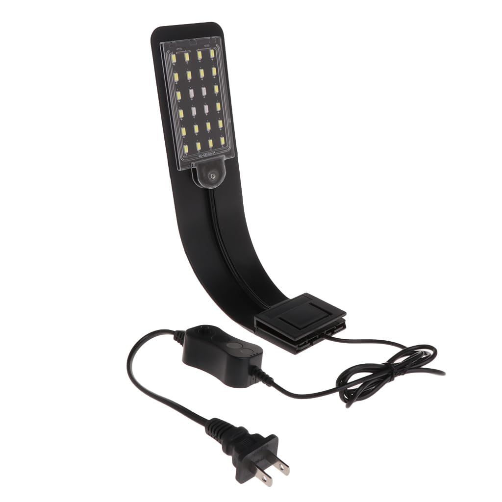 24-LED Clip-On Aquarium Light – Blue & White