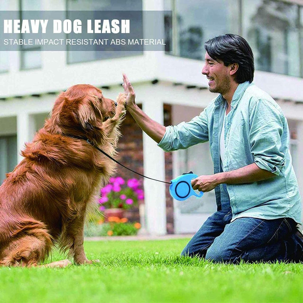 12ft Retractable Dog Leash with Anti-Slip Handle