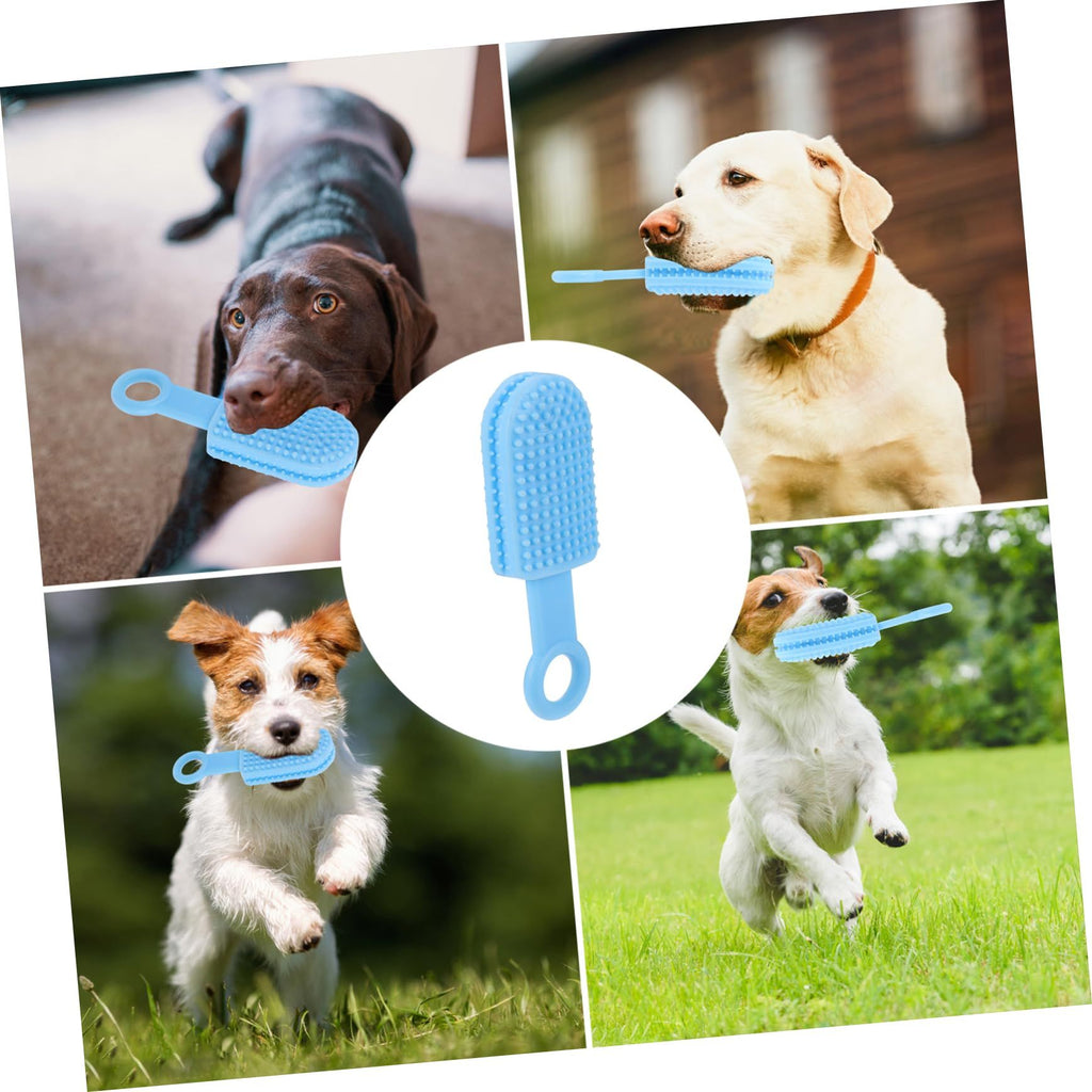 Puppy Teething Chew Toy Interactive Popsicle-Shaped Playing Funny Training Flexible Pet Chewing Toy Cute