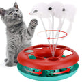 Cat Toys, Cat Toys for Indoor Cats,Interactive Kitten Toys Roller Tracks with Catnip Spring Pet Toy with Exercise Balls Mouse