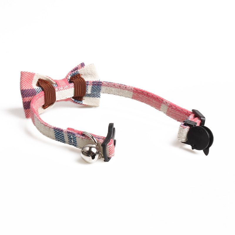 Breakaway Cat Collars with Bow Ties and Bells – 2 Pack