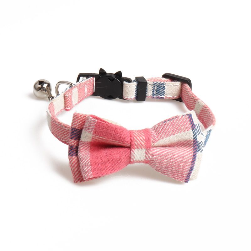 Breakaway Cat Collars with Bow Ties and Bells – 2 Pack