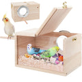 Transparent Wooden Bird Nesting Box