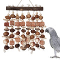Natural Parrot Chew Toy with Nuts and Corn Cobs