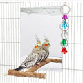 Bird Mirror Toy with Perch and Bells