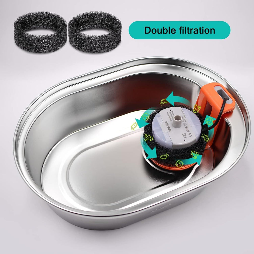 Pet Water Fountain Replacement Filters – 4 Pack