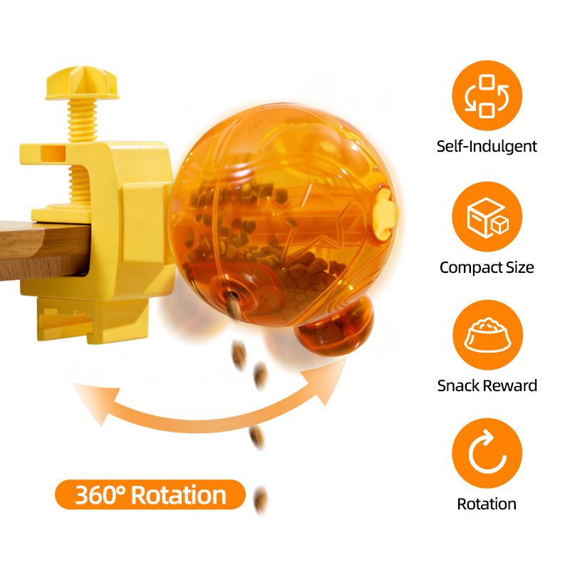360° Rotating Puzzle Slow Feeder for Pets