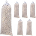 White Finch Sock Feeders – 6 Pack