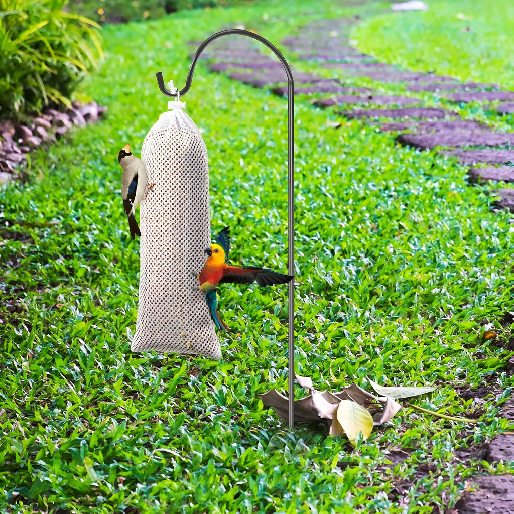 White Finch Sock Feeders – 6 Pack