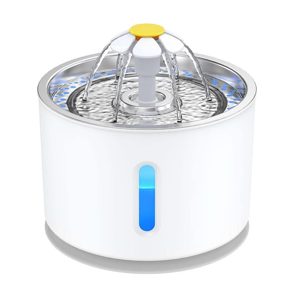 2.4L USB Pet Water Fountain – Grey