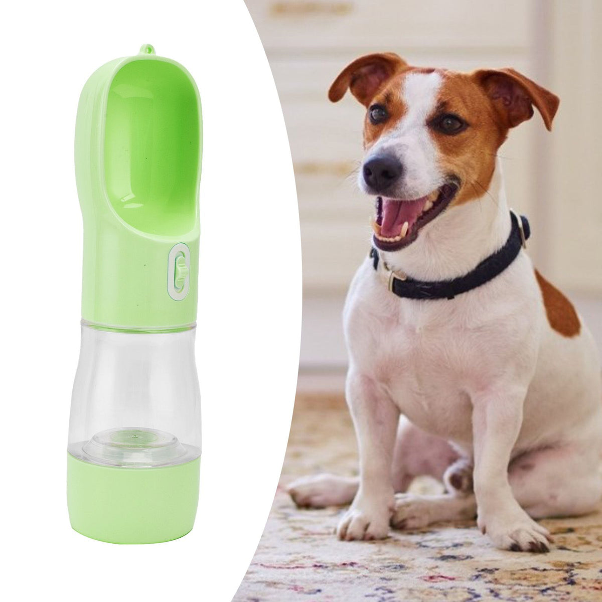 2-in-1 Portable Pet Water Bottle and Food Container