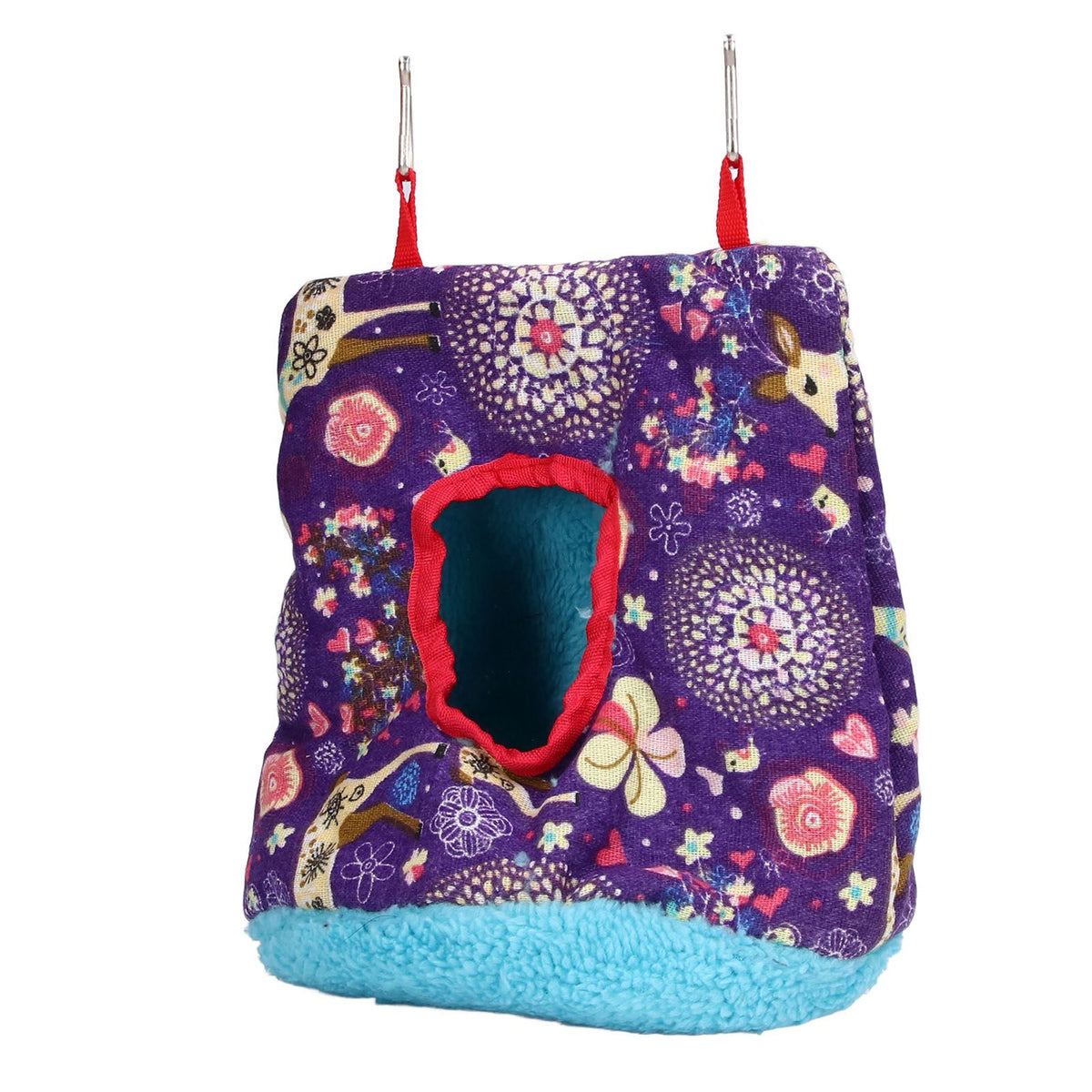 Round Plush Bird Hammock