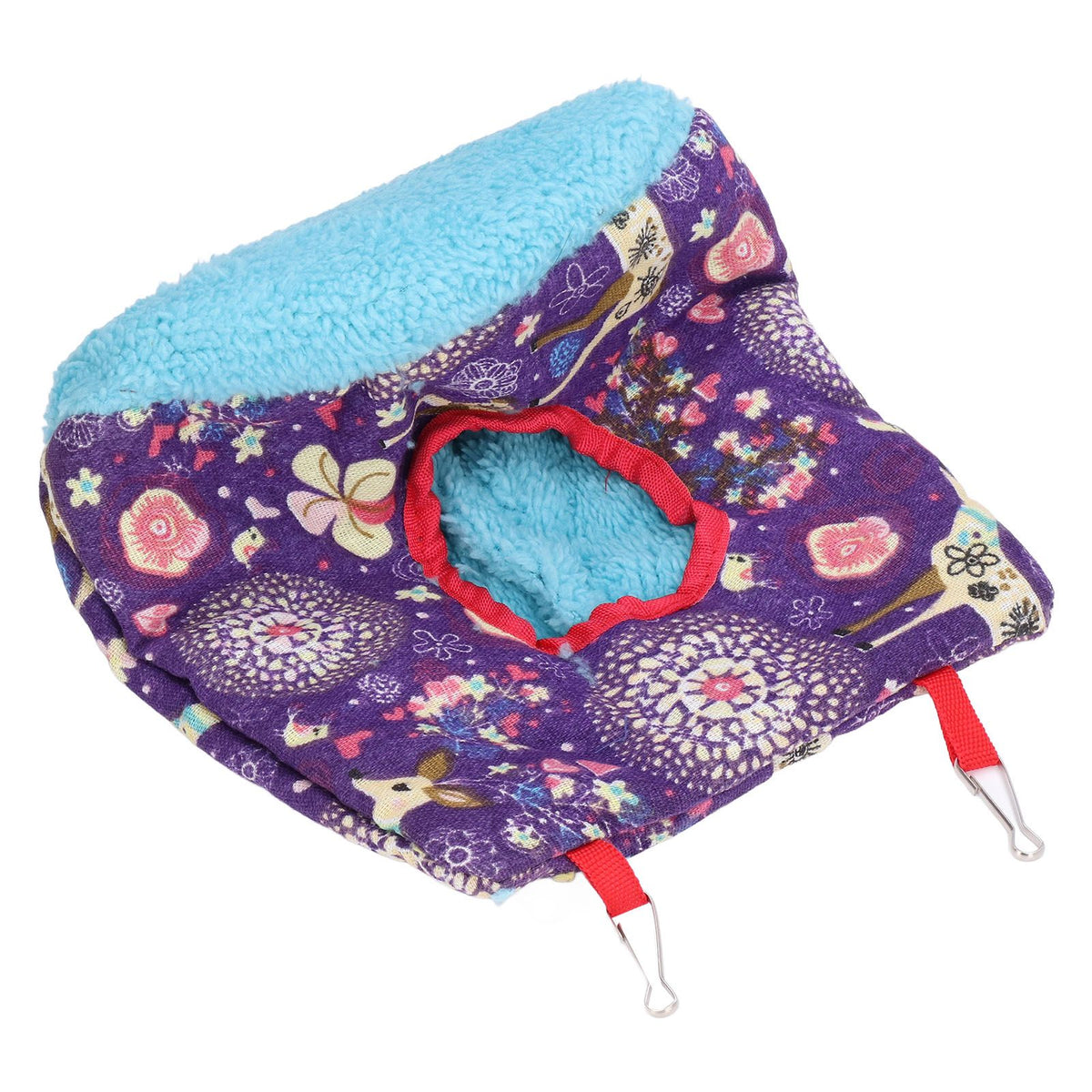 Round Plush Bird Hammock